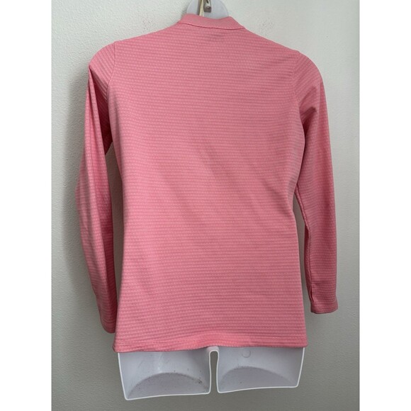 Nike Golf 1/4 Dri Fit Pullover Sweatshirt Women's Large L Salmon Pink Textured - Picture 4 of 8